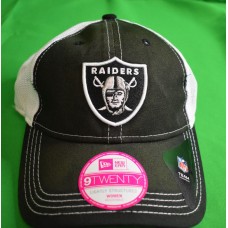 New Era 9Twenty Mujers NFL Oakland Raiders Snapback Distressed Style Cap Hat New  eb-61701453